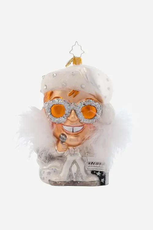 Christopher Radko Holiday "Star" Elton John Ornament 1