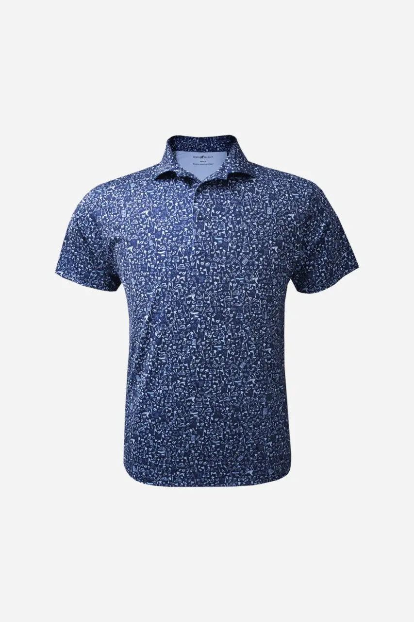 Horn Legend Performance Polo In Hole Out 1