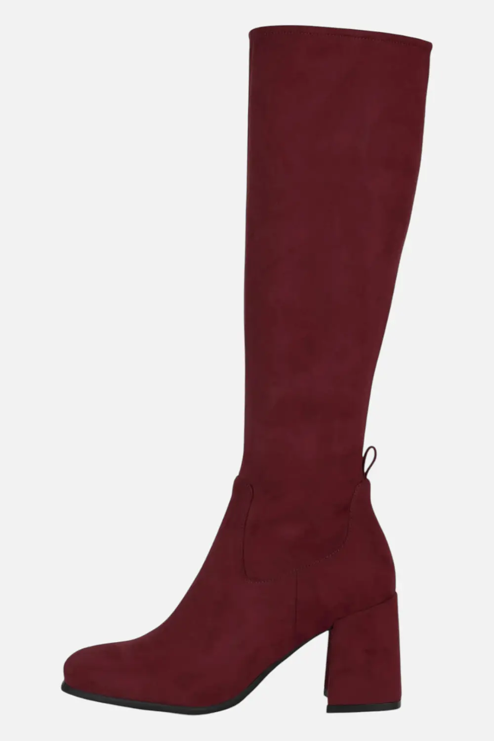 Jeffrey Campbell Women's Hotlava-K2 Boot In Wine/ Dark Red Suede 1