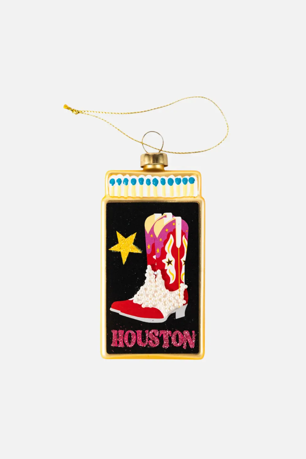 Furbish Houston Matchbook Ornament 1