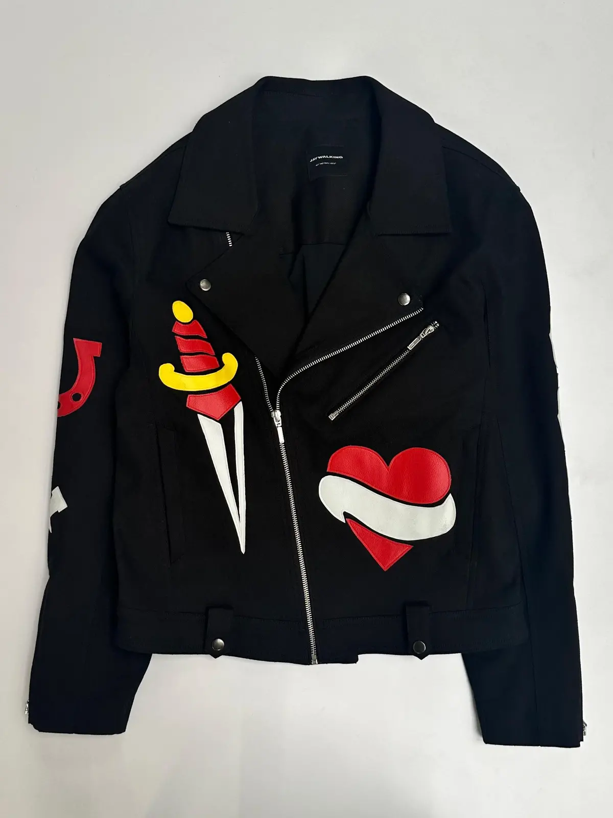 Heartbreak Biker Jacket In Black One Of One 1