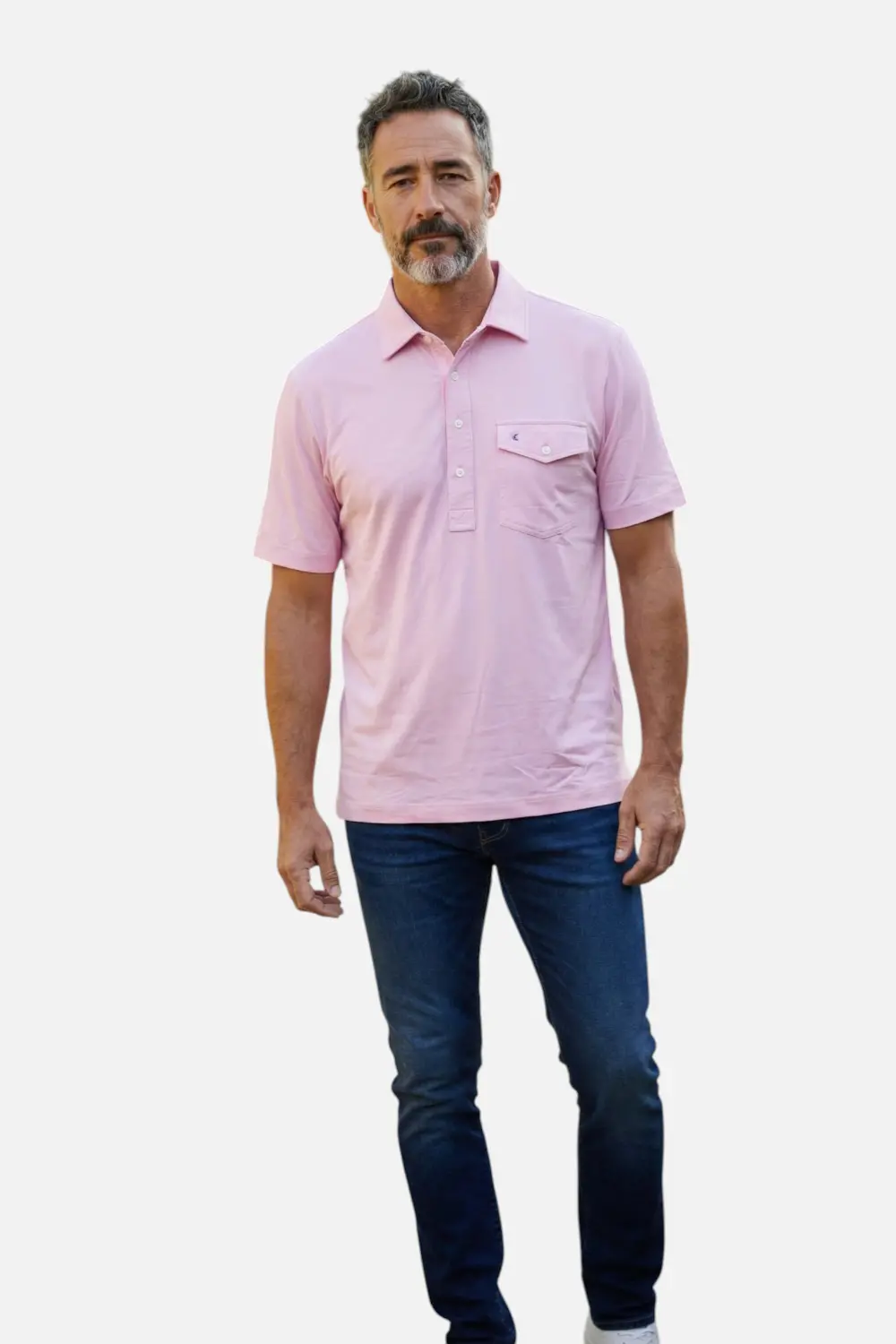 Criquet Men's Performance Sport Players Shirt In Frose 1
