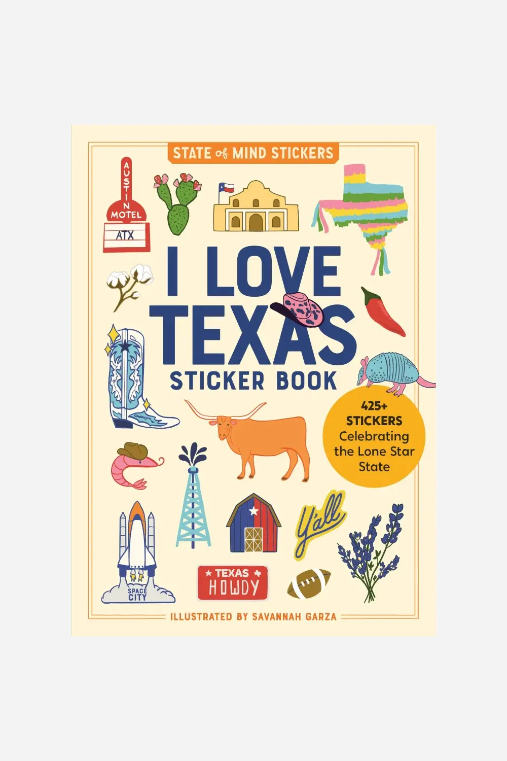 I Love Texas Sticker Book 1