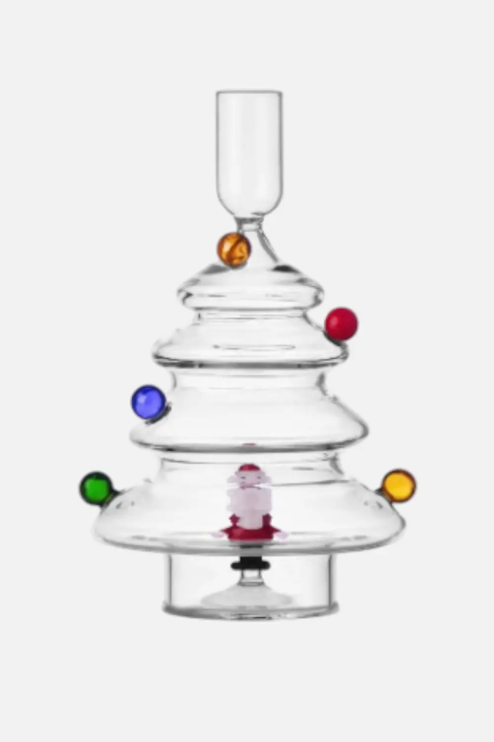 Ichendorf Candleholder Santa & Colored Balls 1