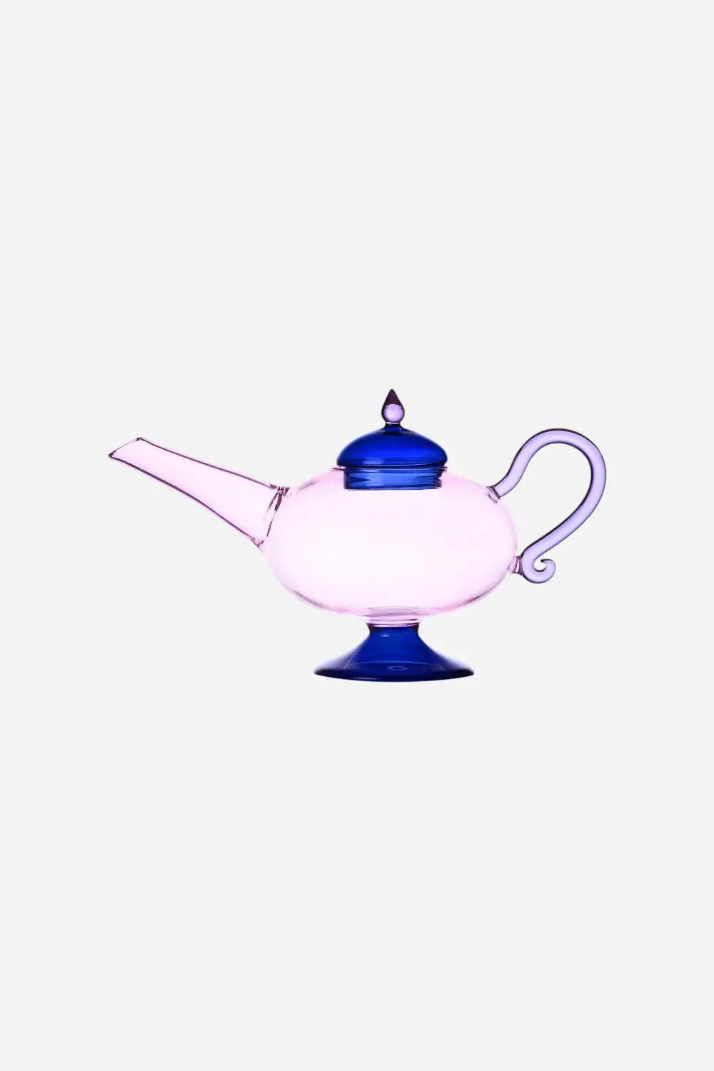 Ichendorf Pink Teapot Blue Lid 1