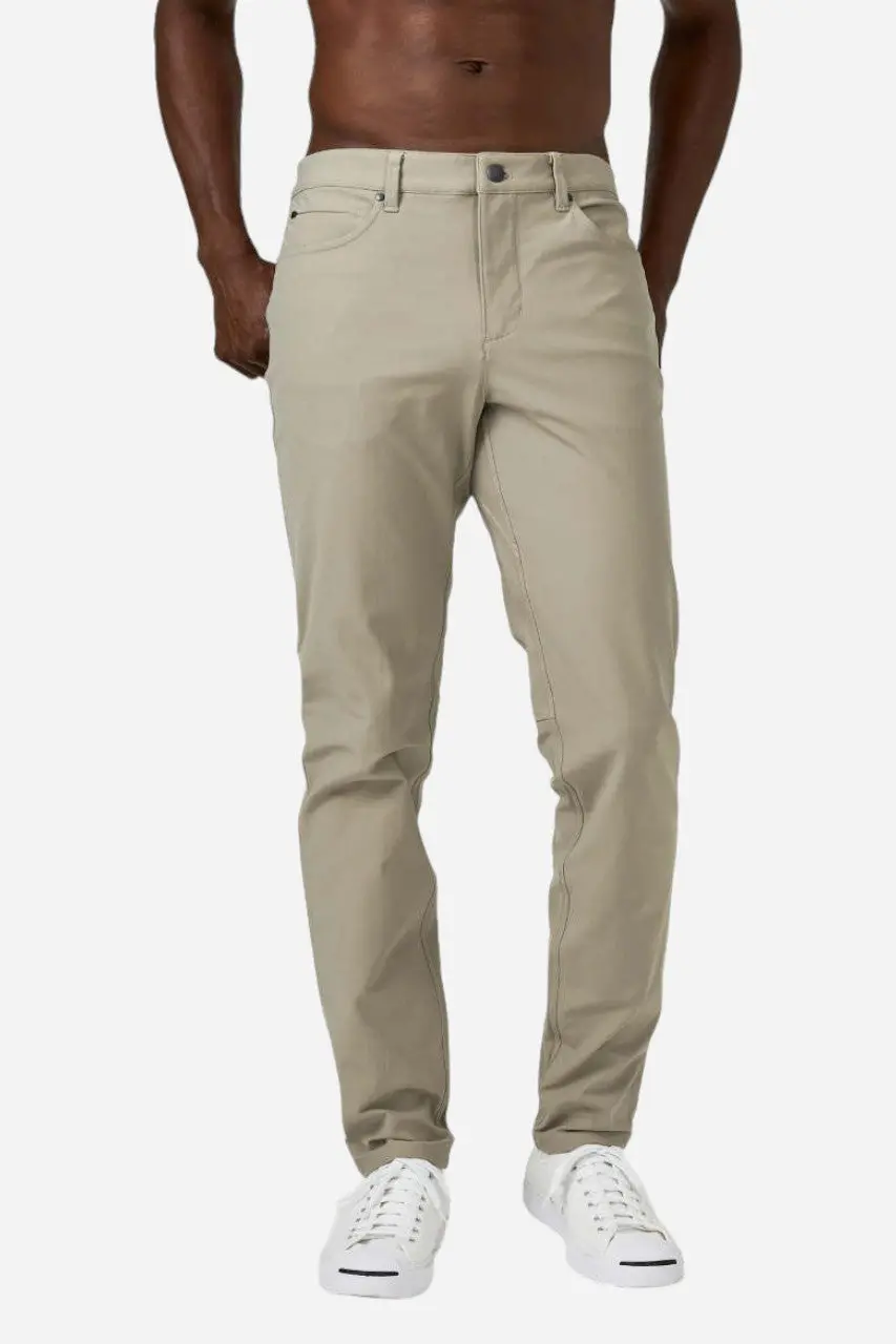 7 Diamonds Infinity 7-Pocket Pants In Taupe 1