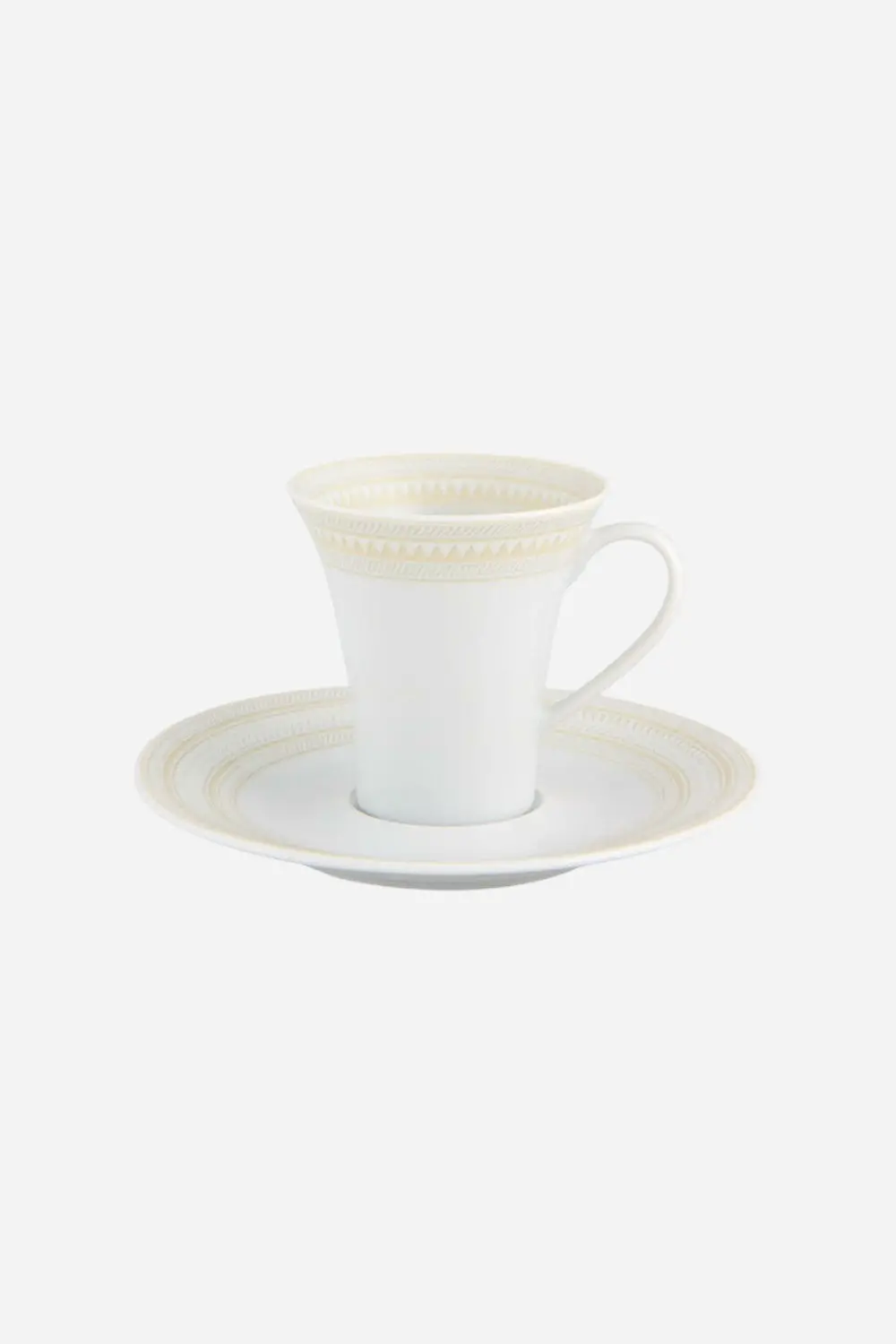 Vista Alegre Ivory Coffee Cup & Saucer 1