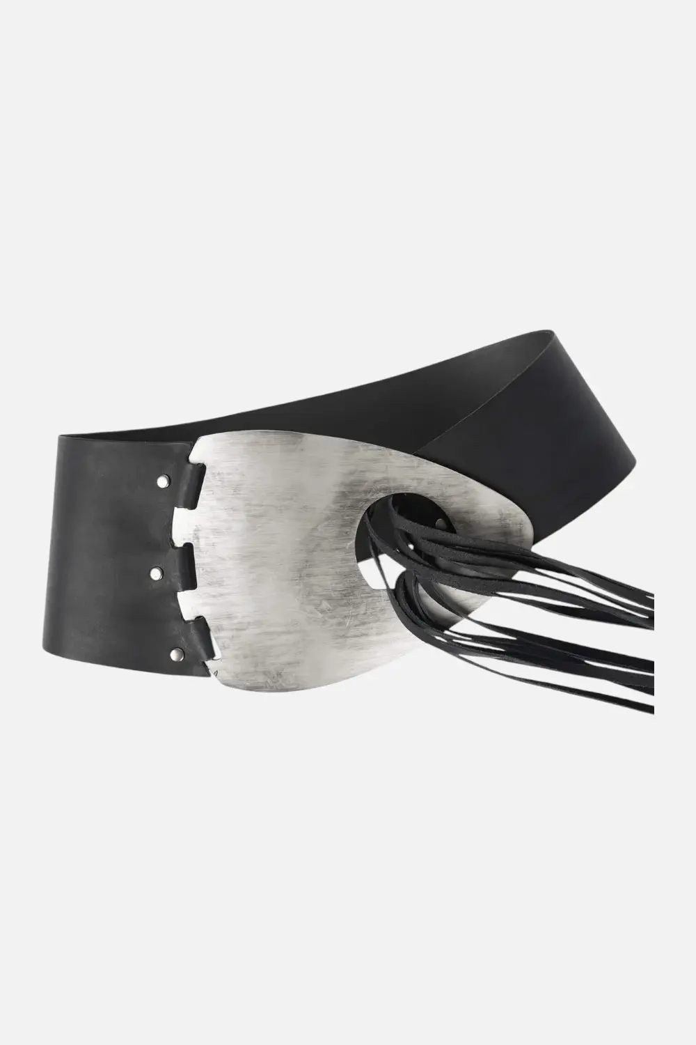Jeffrey Campbell Don't Dare Belt In Black Silver 1