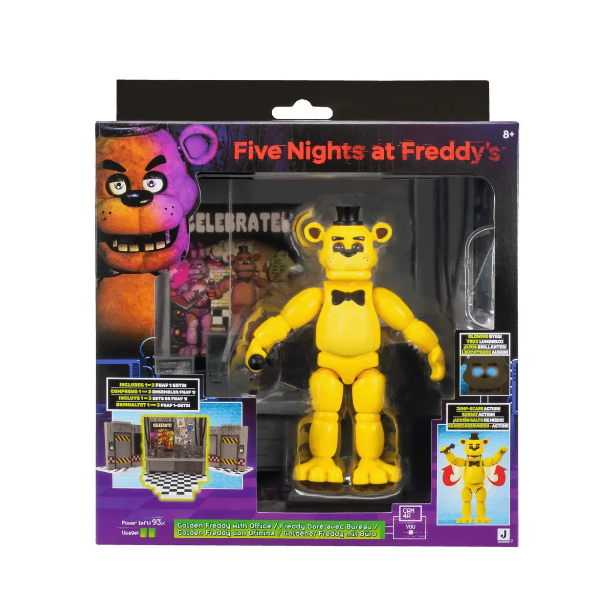 Five Nights At Freddy’S Golden Freddy Office Set - 5-Inch Articulated Figure 2