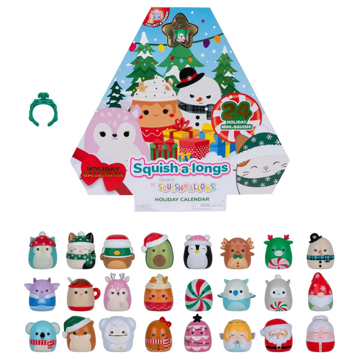 Squish-A-Longs Holiday Countdown Calendar – Includes 24 Mini-Squish 1
