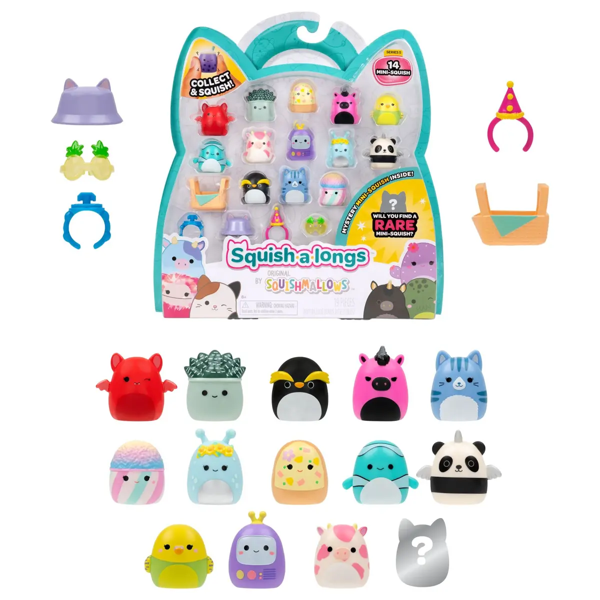 Squish-A-Longs Mini-Squish 14-Pack (Wave 5, Style 1) 1