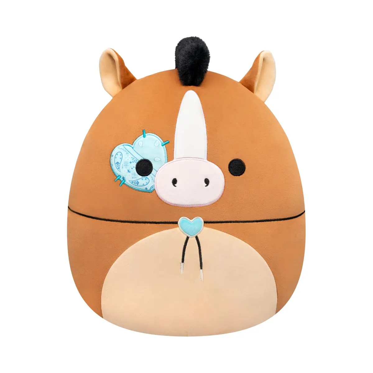 12-Inch Brisby The Brown Horse With Bolo Tie And Heart Eyepatch 1