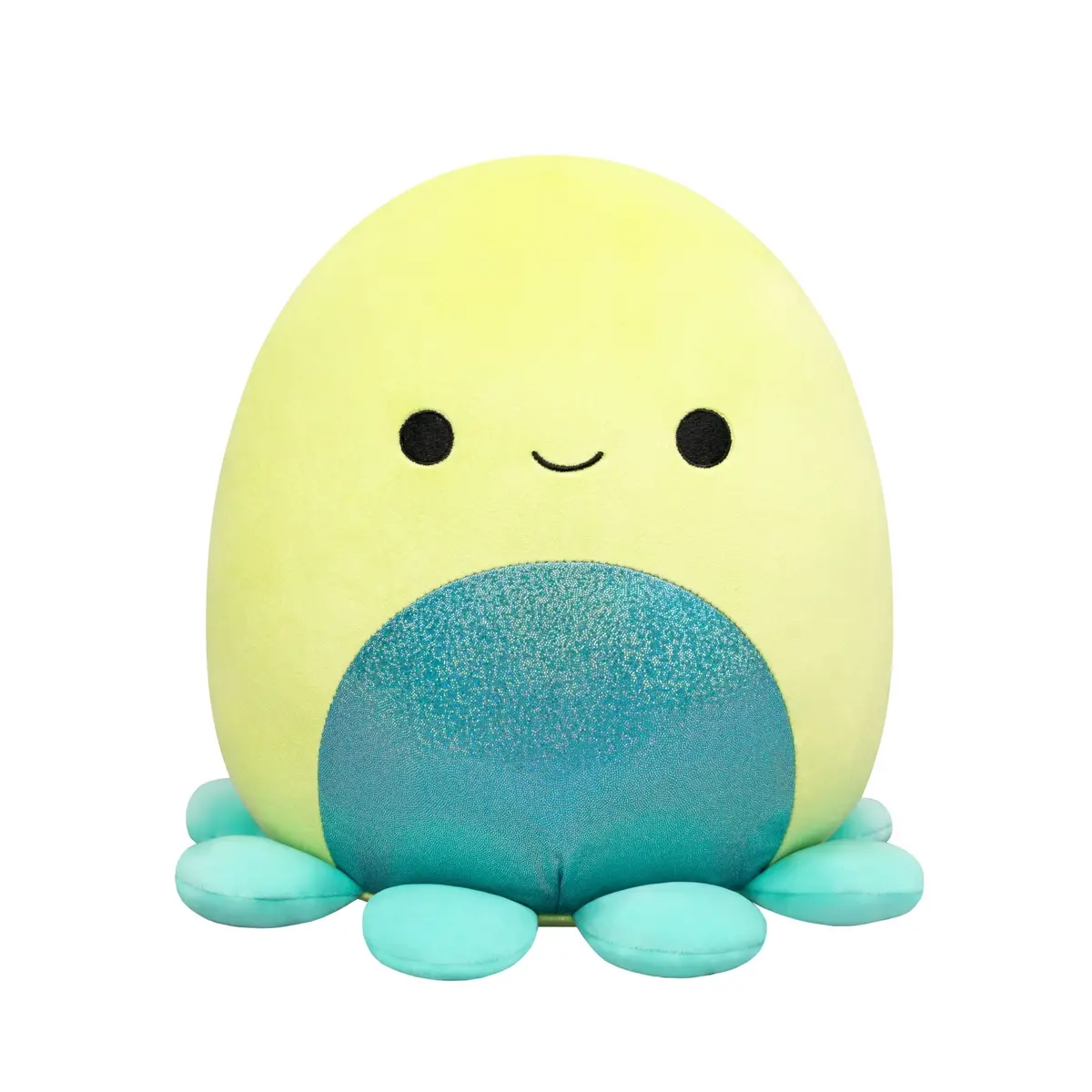 12-Inch Orphie The Lime Green Octopus With Teal Tentacles 1