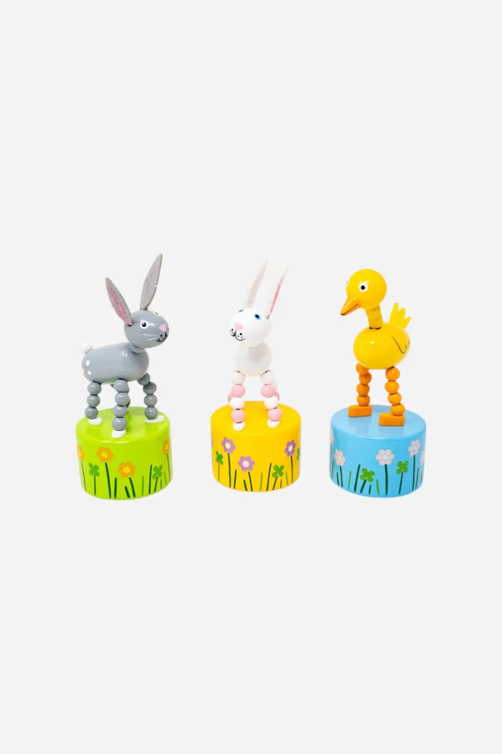 Jack Rabbit Creations Duck & Bunny Push Puppet 1