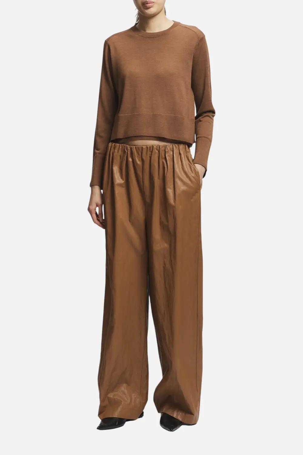 Saint Art Jakob Pull On Pant In Cognac 1