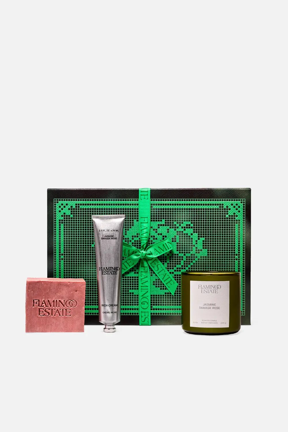 Flamingo Estate Jasmine Damask Rose Trio 1
