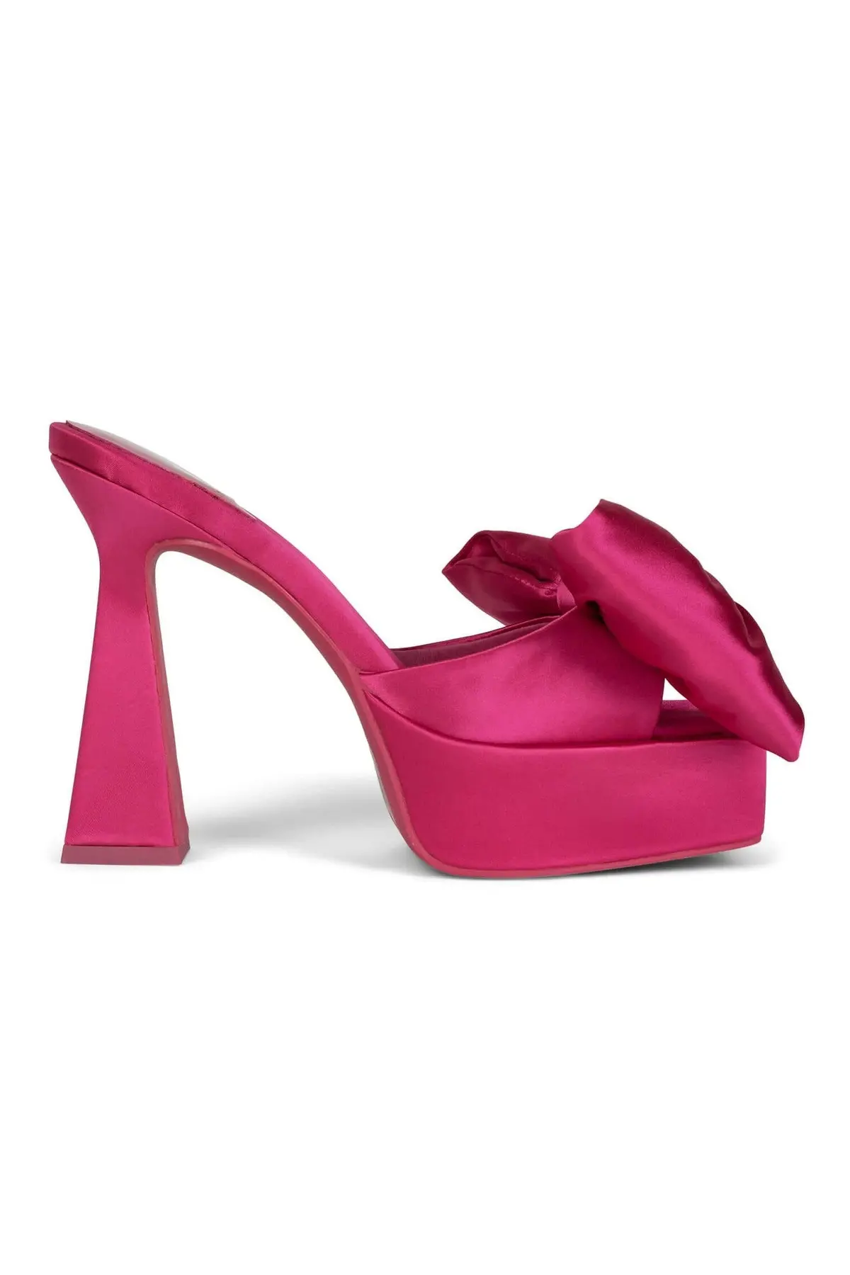 Jeffrey Campbell Gazenia Platform Bow In Fuchsia Satin 1