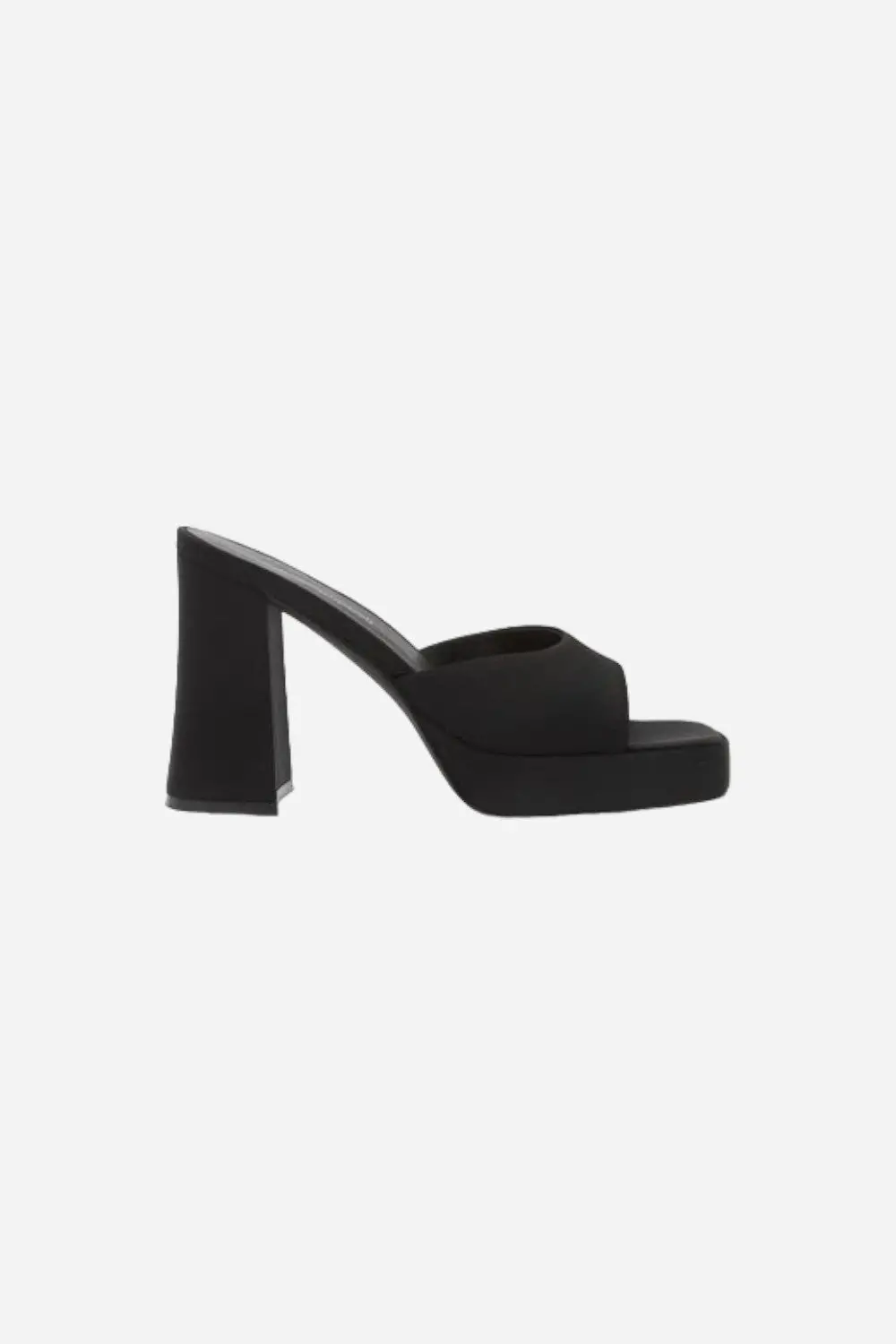 Jeffrey Campbell Ninety Platform Mule Black Neoprene 1