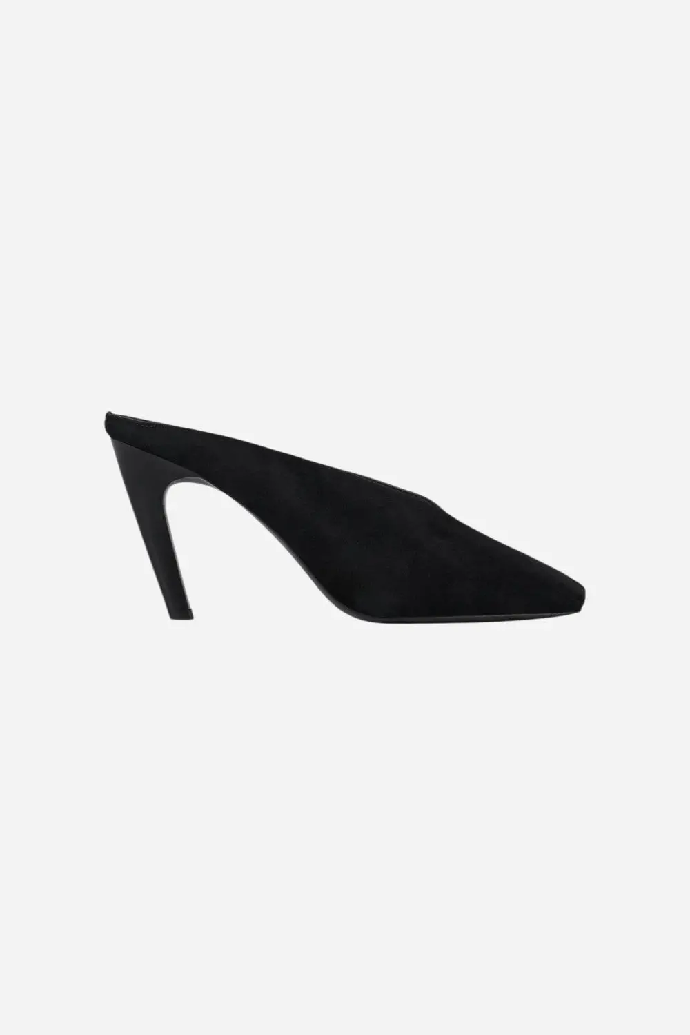 Jeffrey Campbell Hoof-It In Black Suede Combo 1