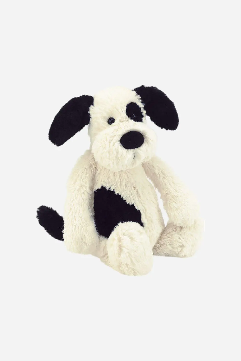 Jellycat Bashful Black & Cream Puppy Medium 1