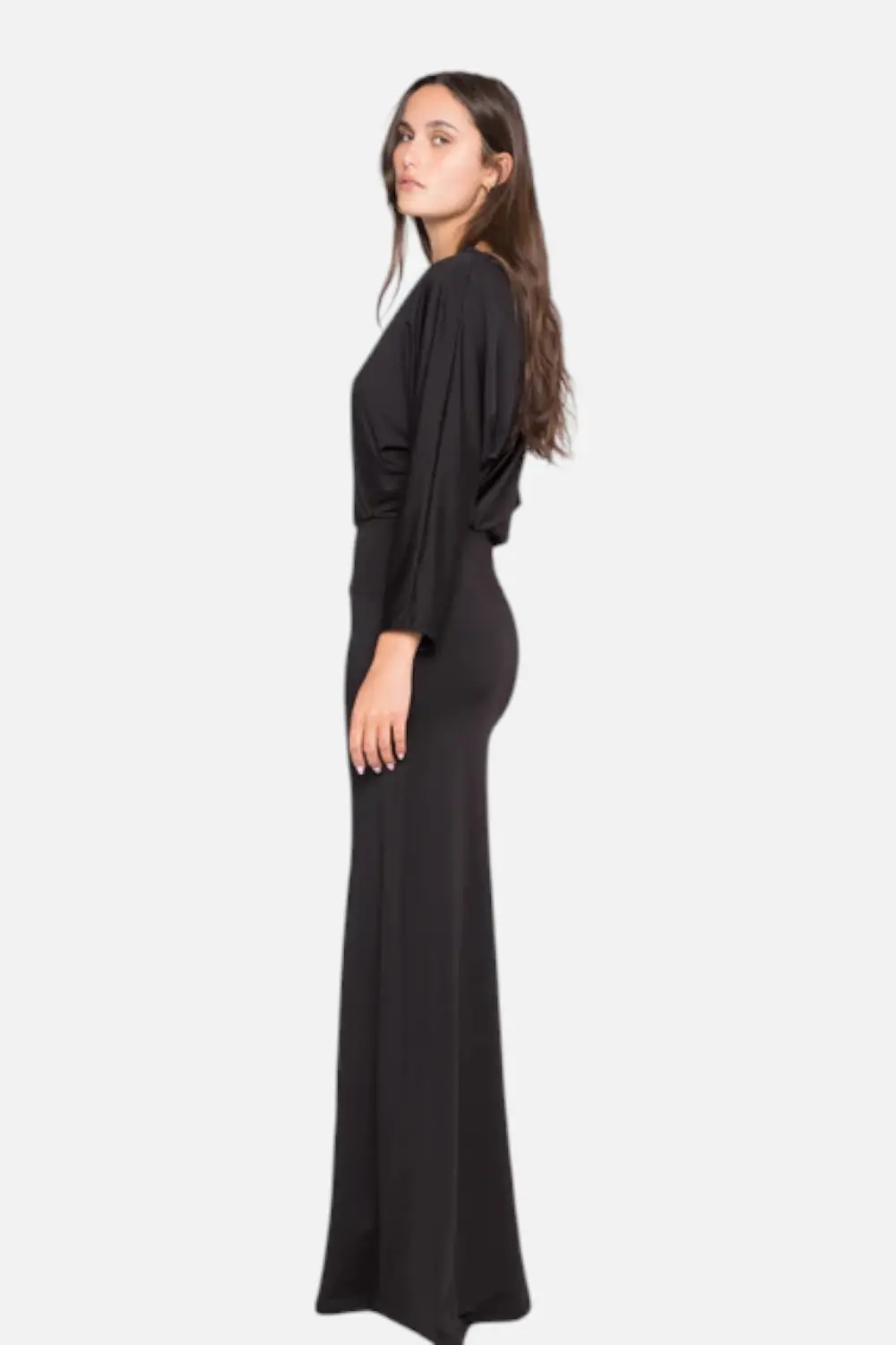 Riply Rader Jersey Cool Girl Dress In Black 2