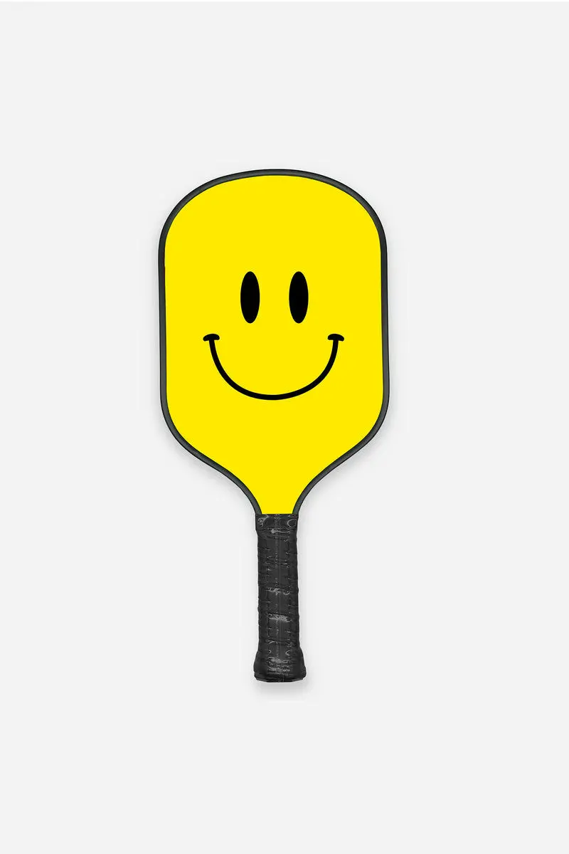 Jill & Ally Smiley Face Pickleball Paddle 1