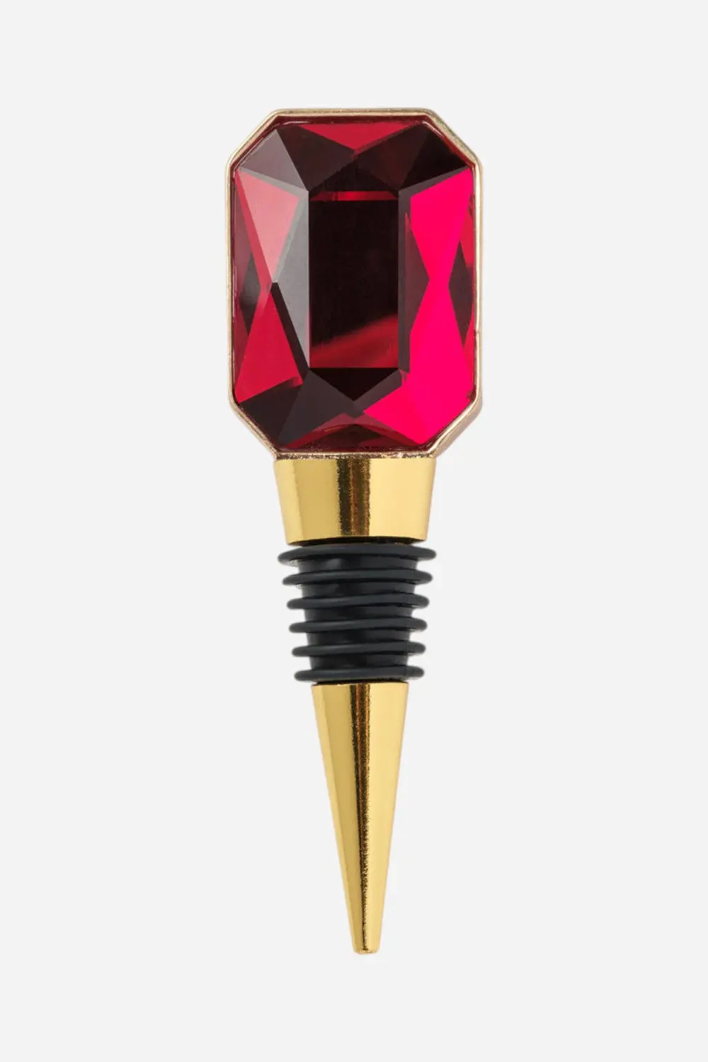 Joanna Buchanan Single Gem Wine Stopper, Ruby 1