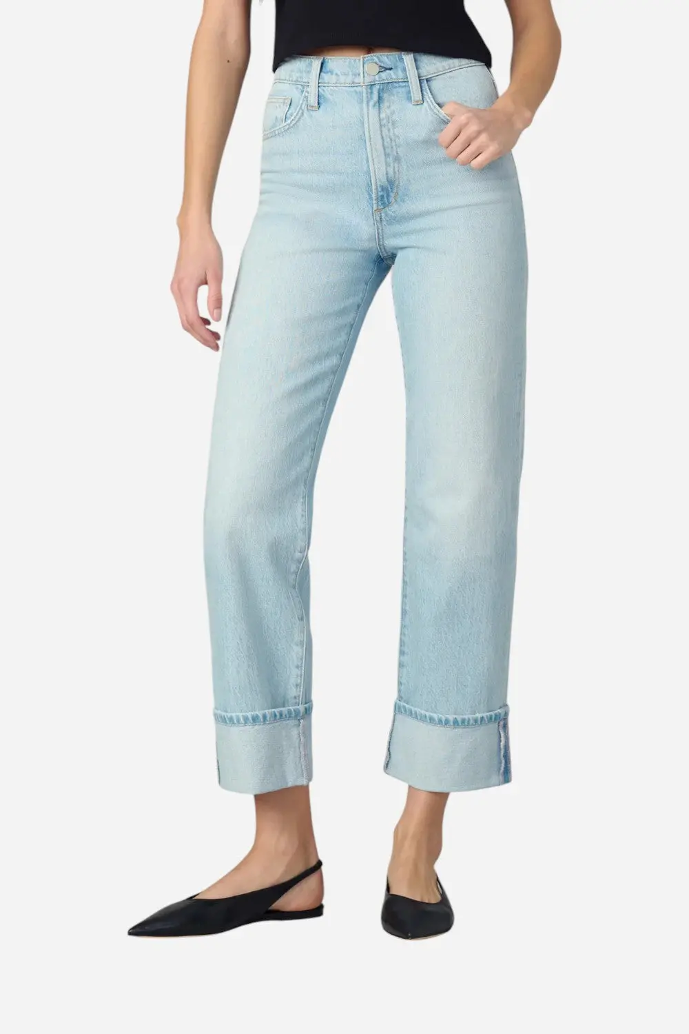 Joe's Jeans The Margot Cuffed Straight In Luxury 1