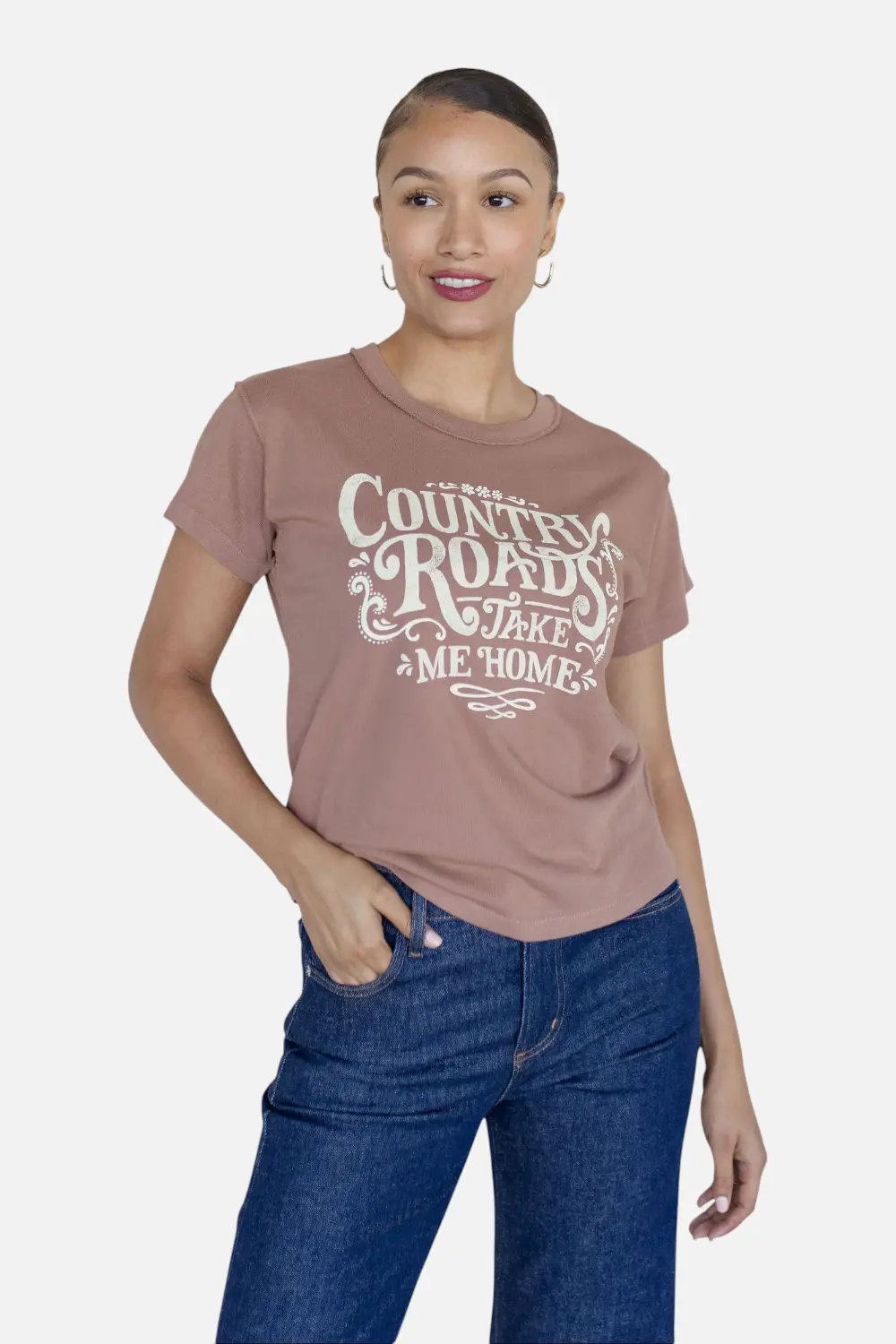 Daydreamer La John Denver Country Road Reverse Gf Tee 1