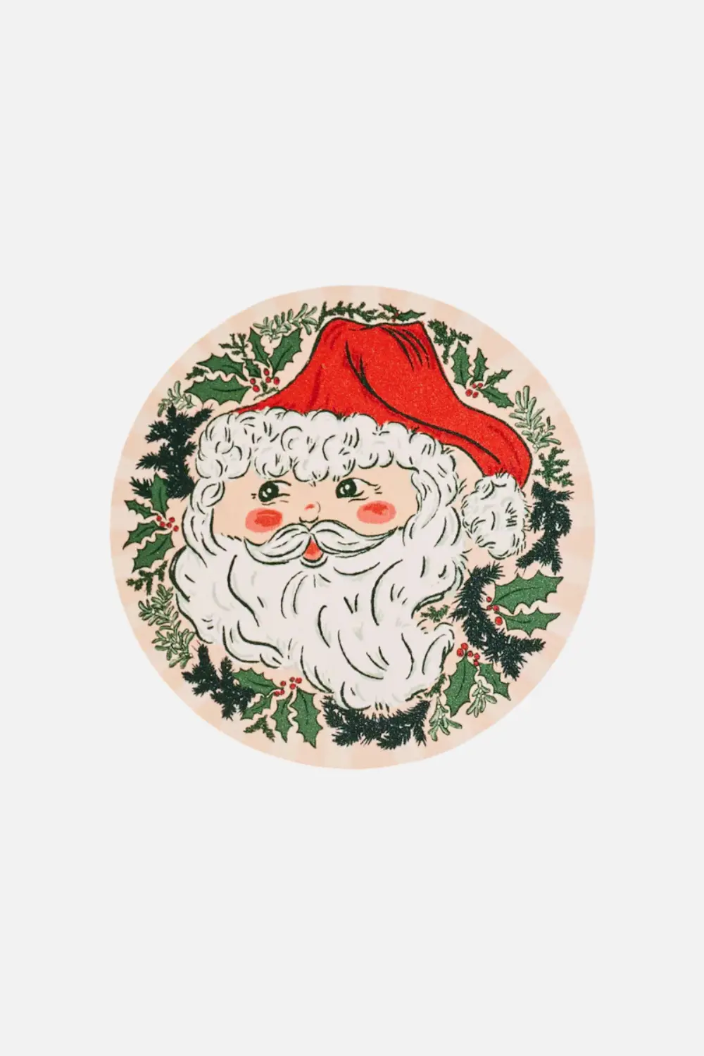 Jolly Santa Coasters - Set Of 4 1
