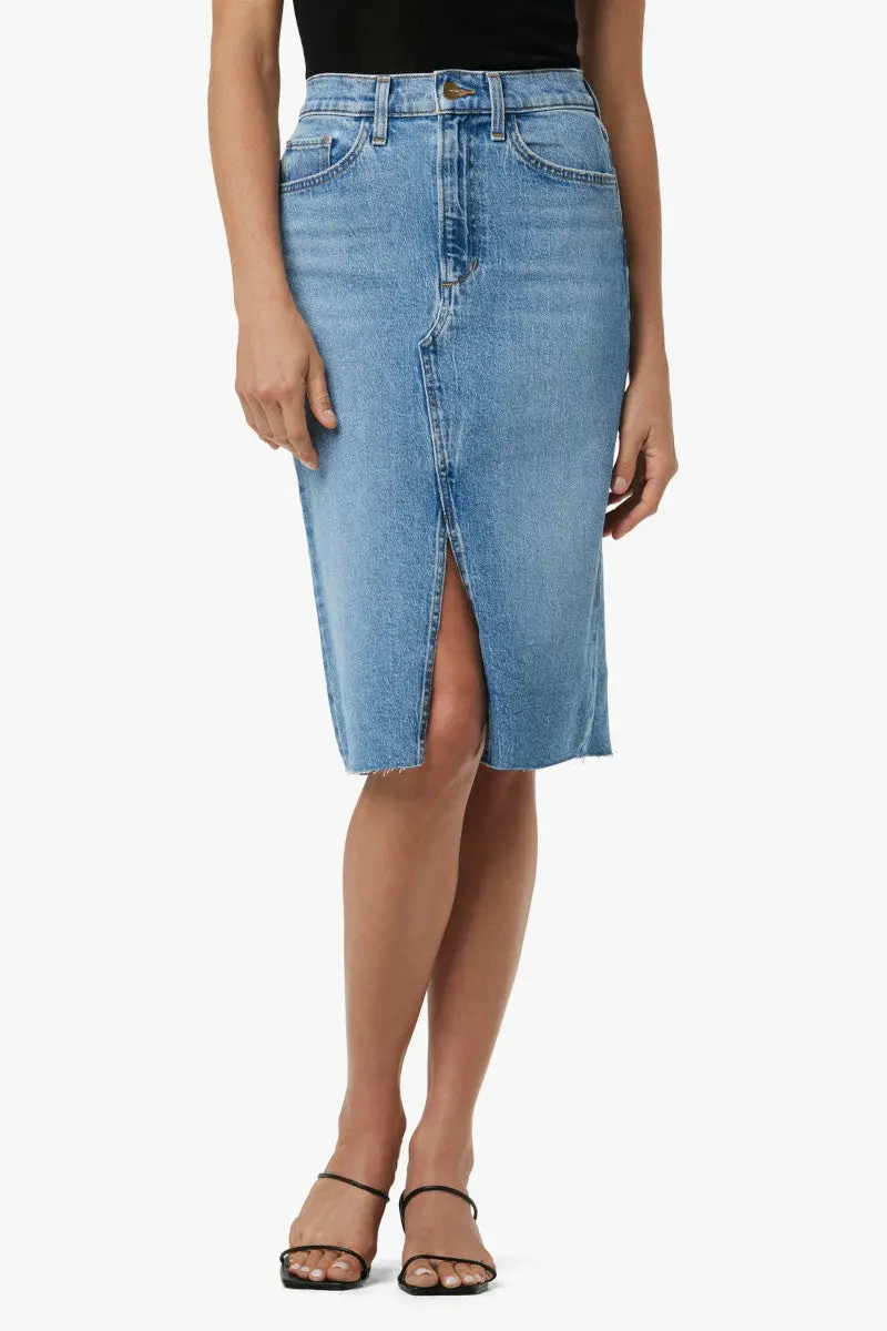 Joes Jeans Joplin Skirt With Raw Hem In Bad Habit 1