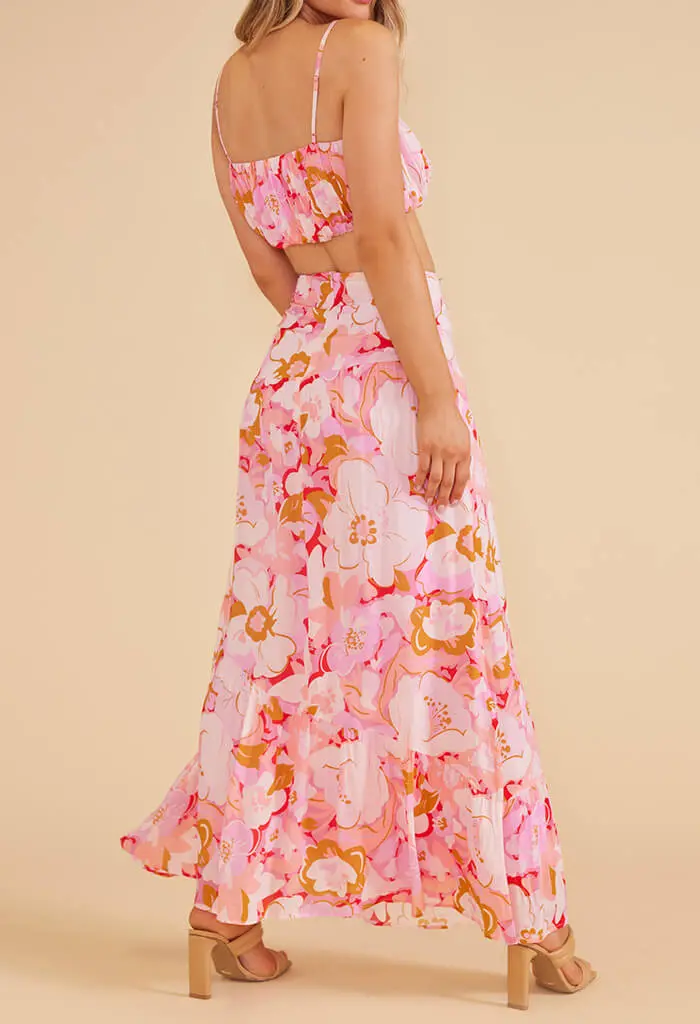Mink Pink Josie Crop Top In Floral 4