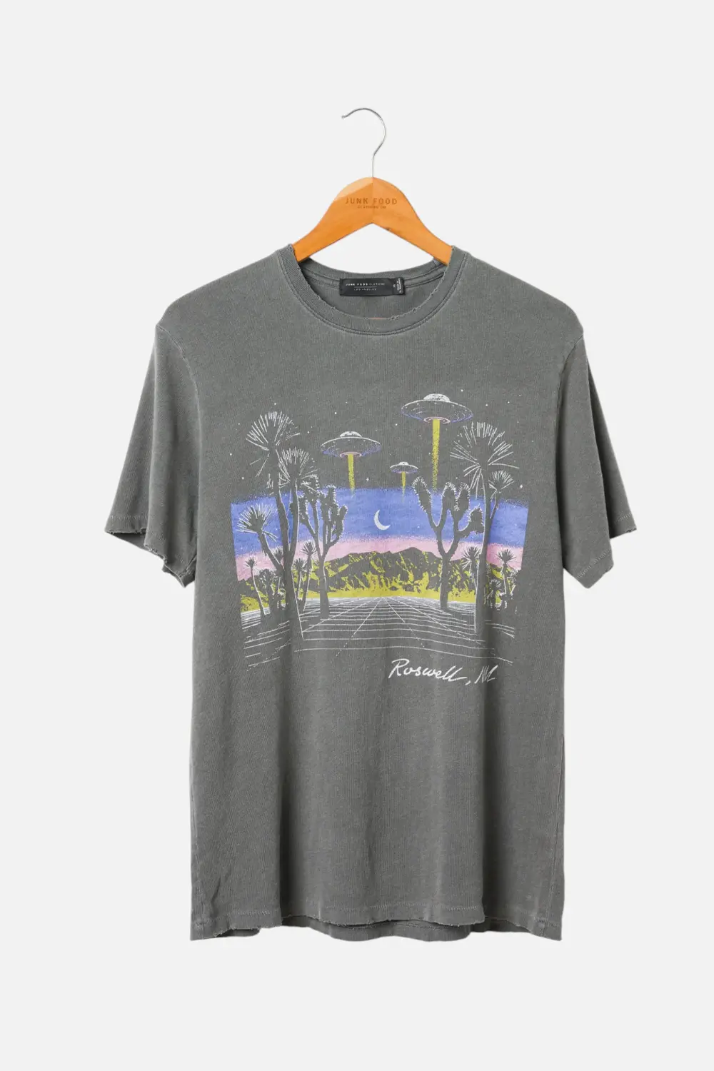Junk Food Women's Roswell Vintage Tee In Vintage Black 1