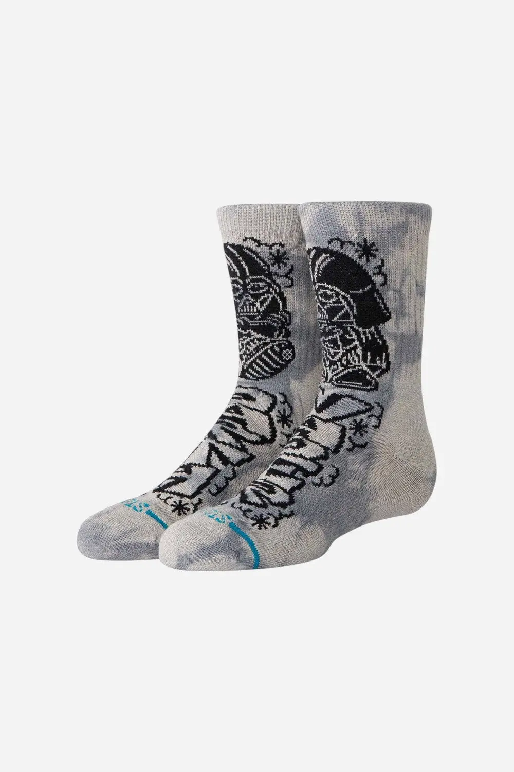 Stance Star Wars X Dj Crew Socks In Darth Vader Black - Kids 1