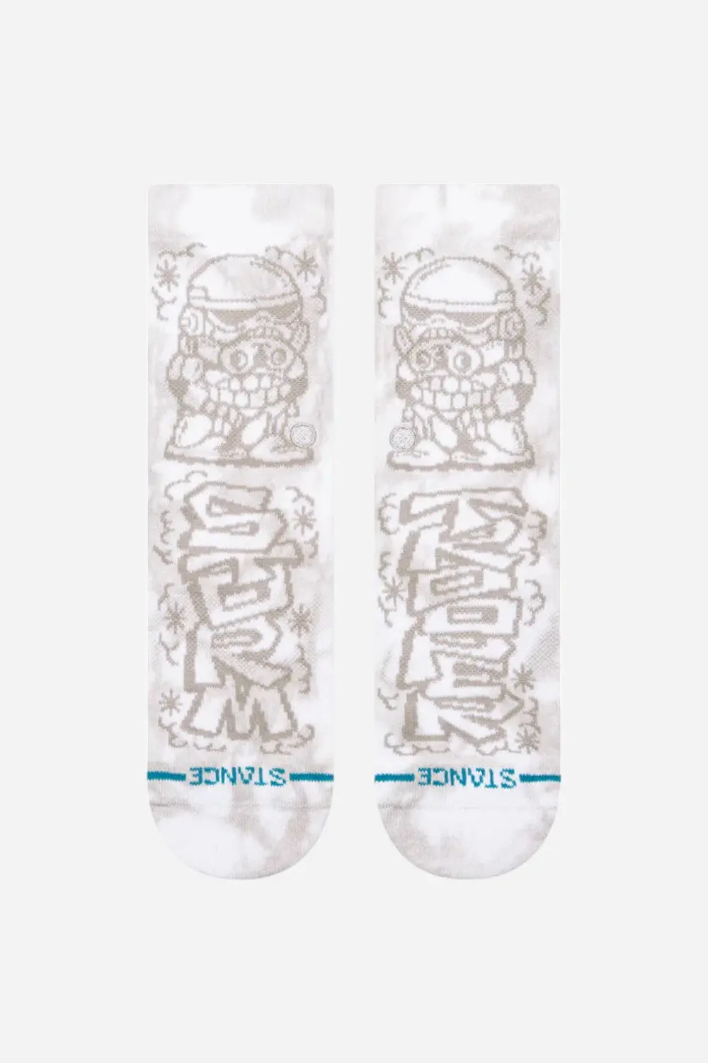 Stance Star Wars X Dj Crew Socks In Trooper White - Kids 2