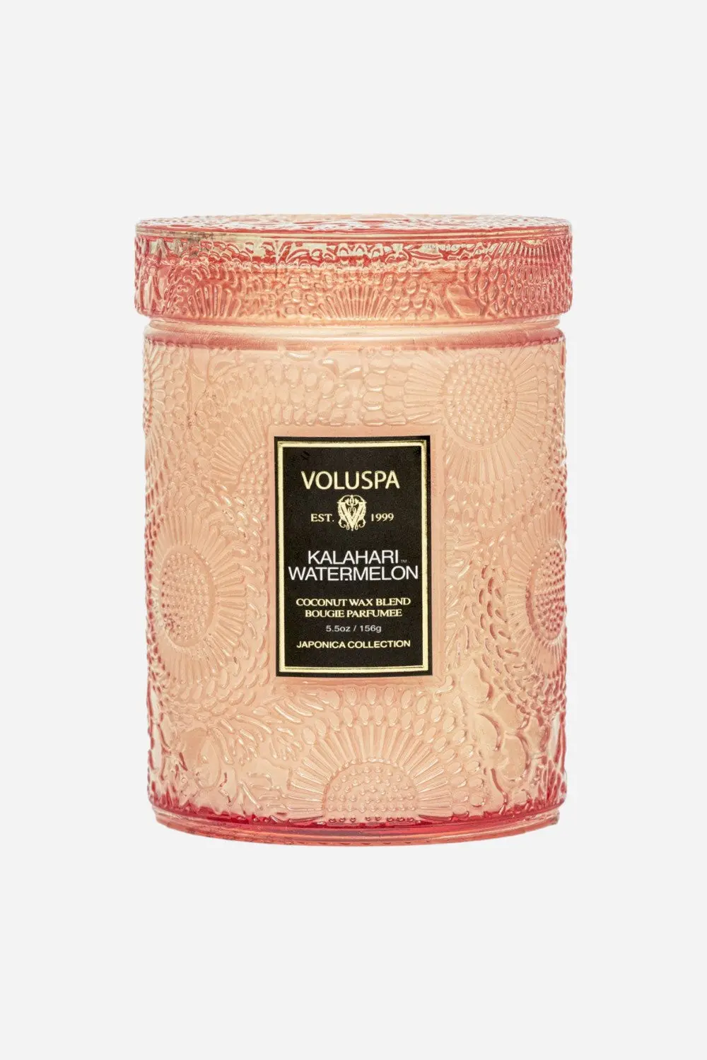 Voluspa Kalahari Watermelon Small Jar Candle With Lid, 5.5 Oz. 1