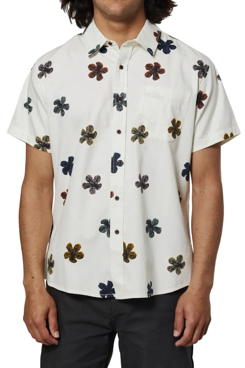 Katin Dreamboat Floral Shirt In Wool 1