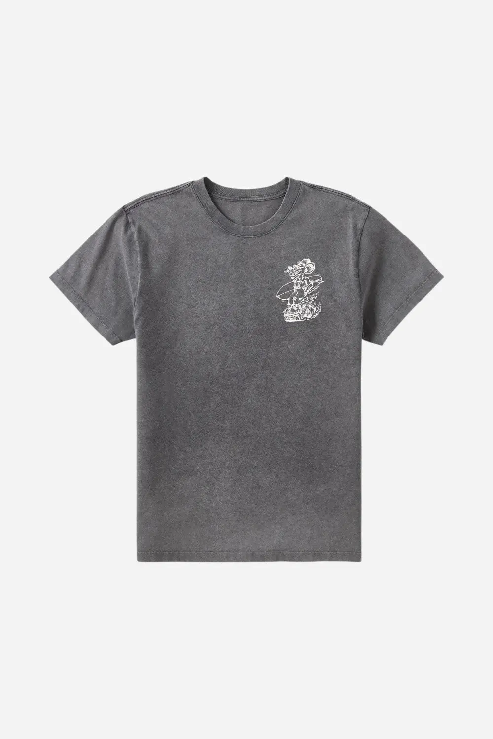 Katin Boogie Tee In Black Sand Wash 1