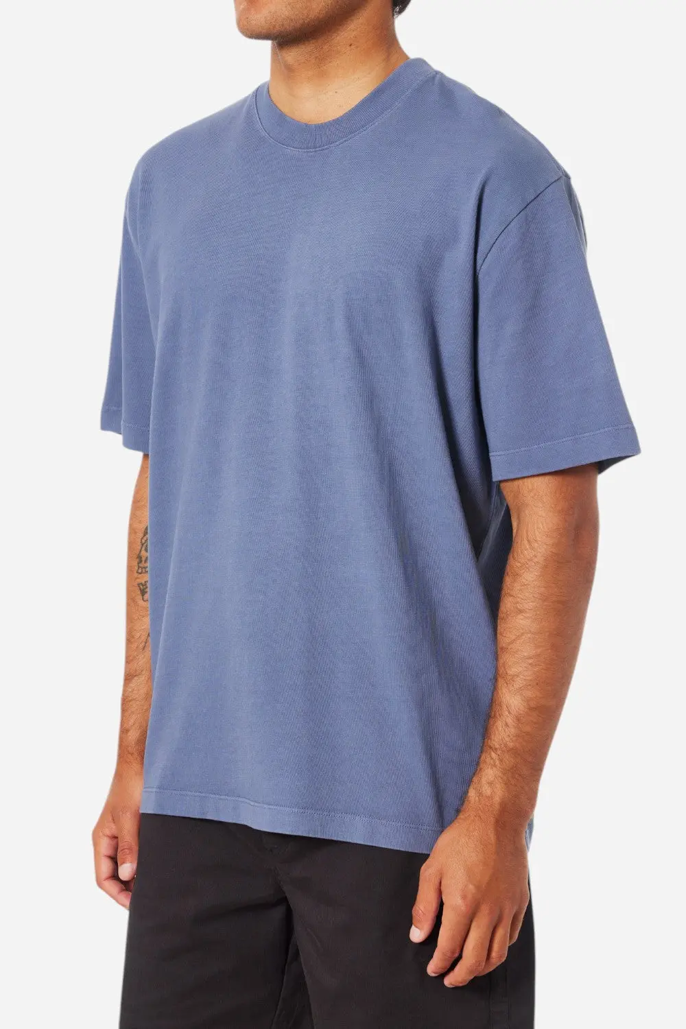 Katin Box Fit Heritage Tee In Dye Blue 3