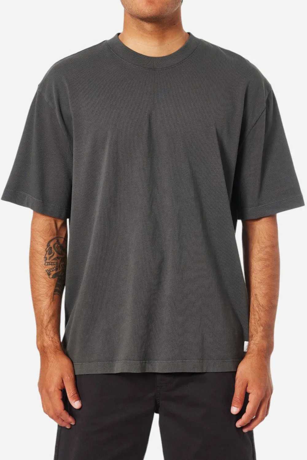 Katin Box Fit Heritage Tee In Pigment Dye Black 2