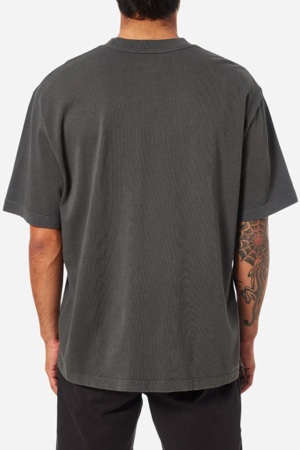 Katin Box Fit Heritage Tee In Pigment Dye Black 4