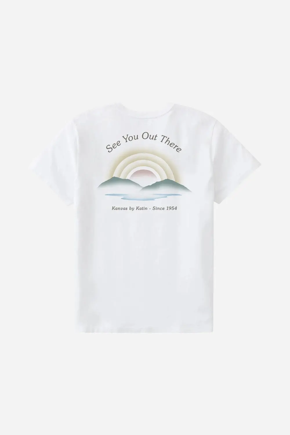 Katin Distance Tee In White 1