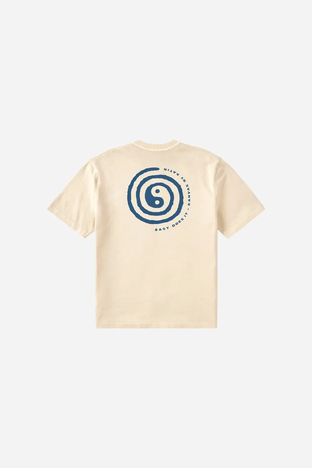 Katin Swirl Relaxed Tee In Pelican Pigment Dye 4