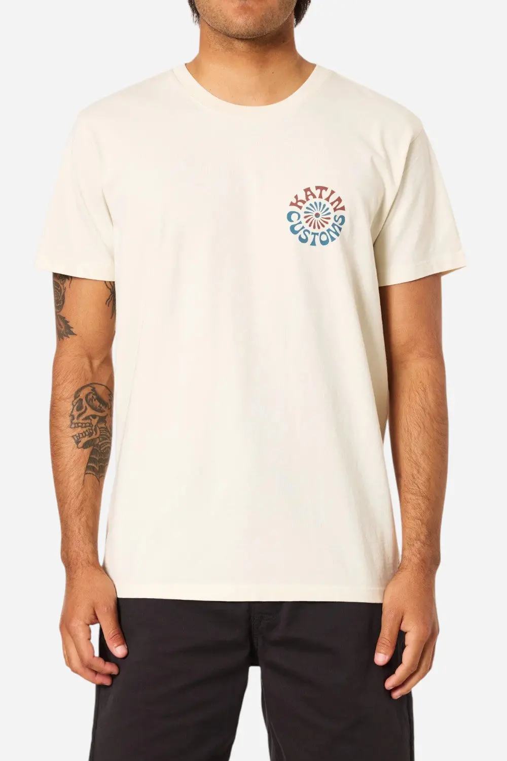 Katin Twirl Tee In Vintage White 2