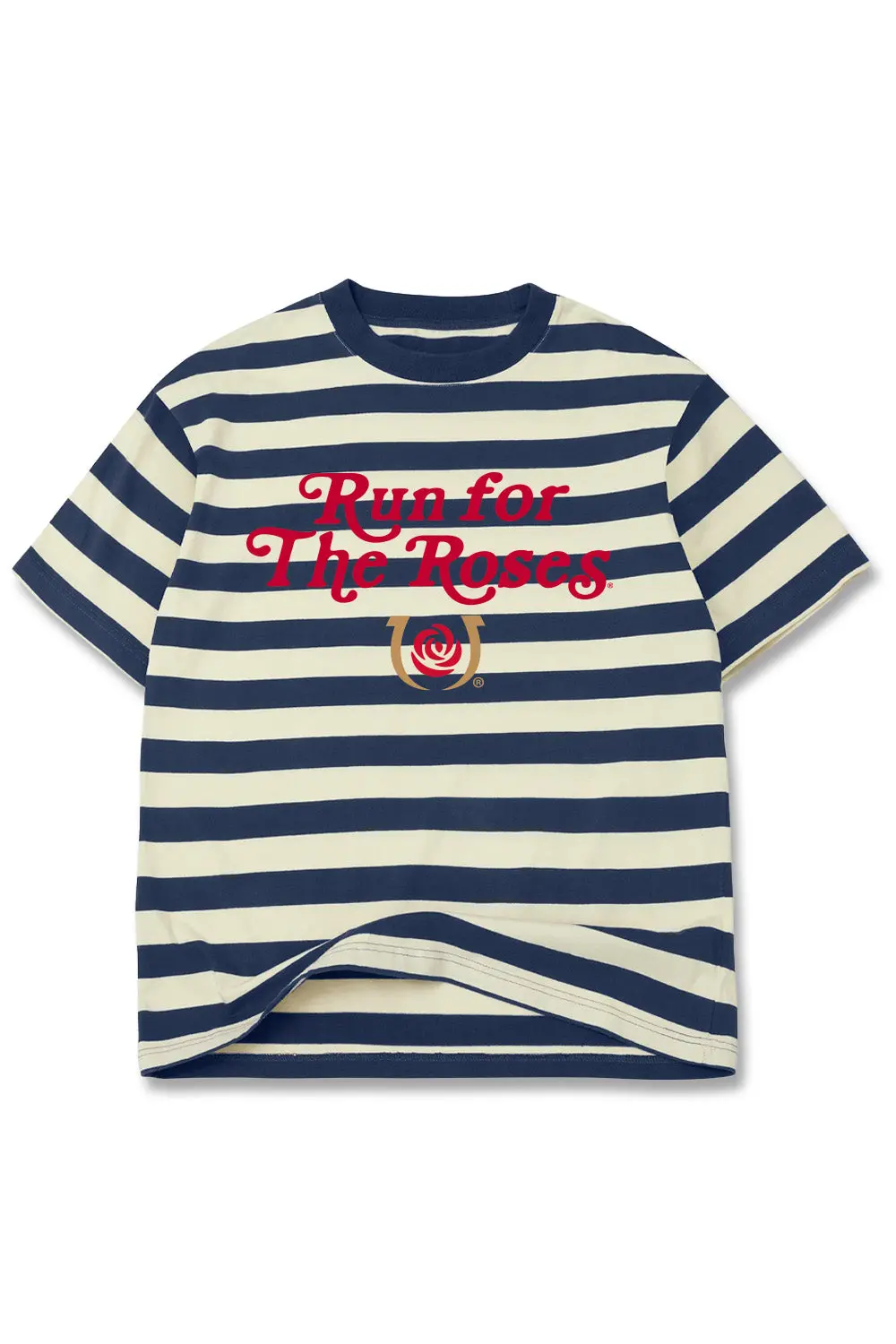 Kentucky Derby 152 Run For The Roses Striped Tee 1