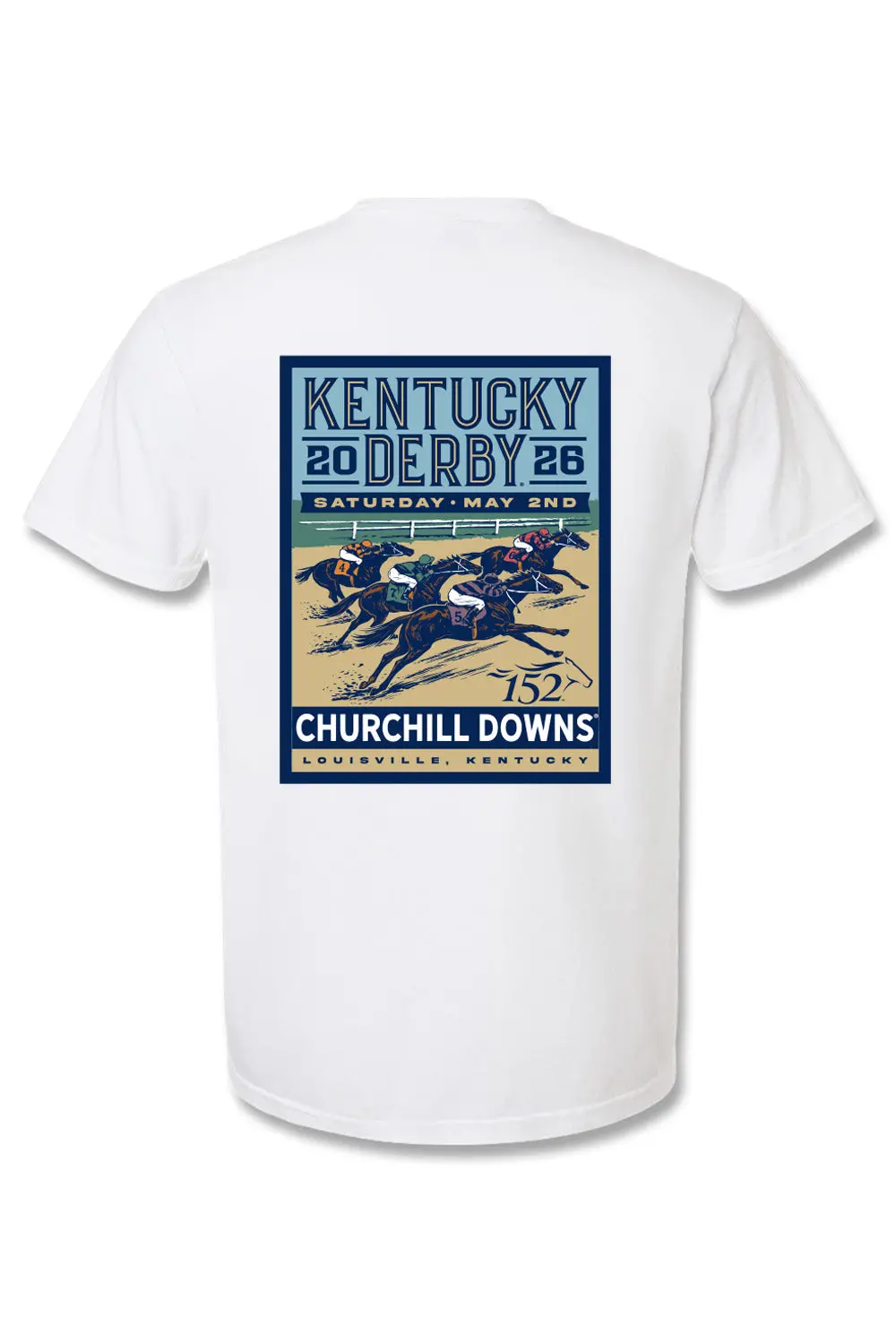 Kentucky Derby 152 "Talking Shop" White Tee 1