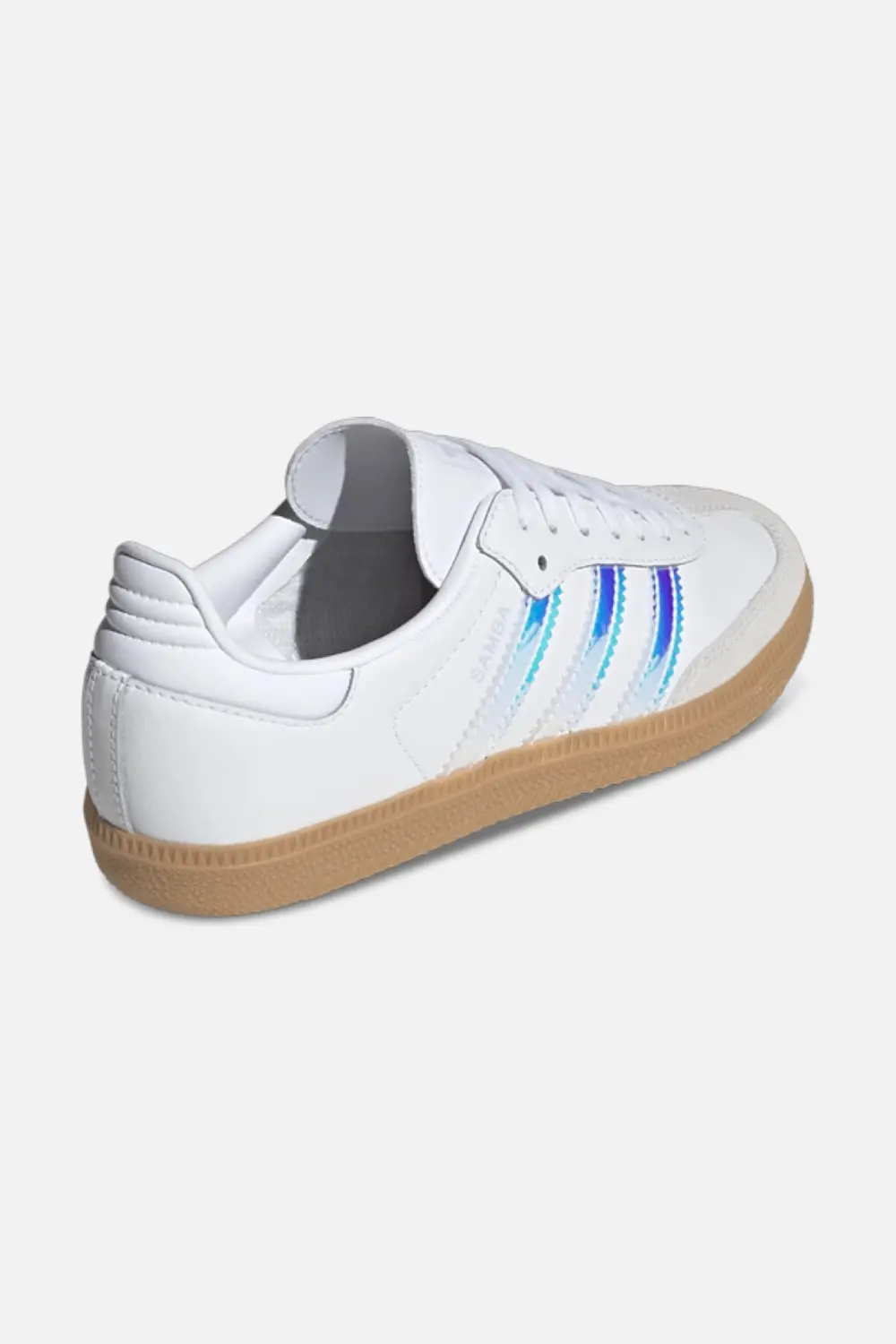 Adidas Kids Samba Og In White & Halo Blue 3