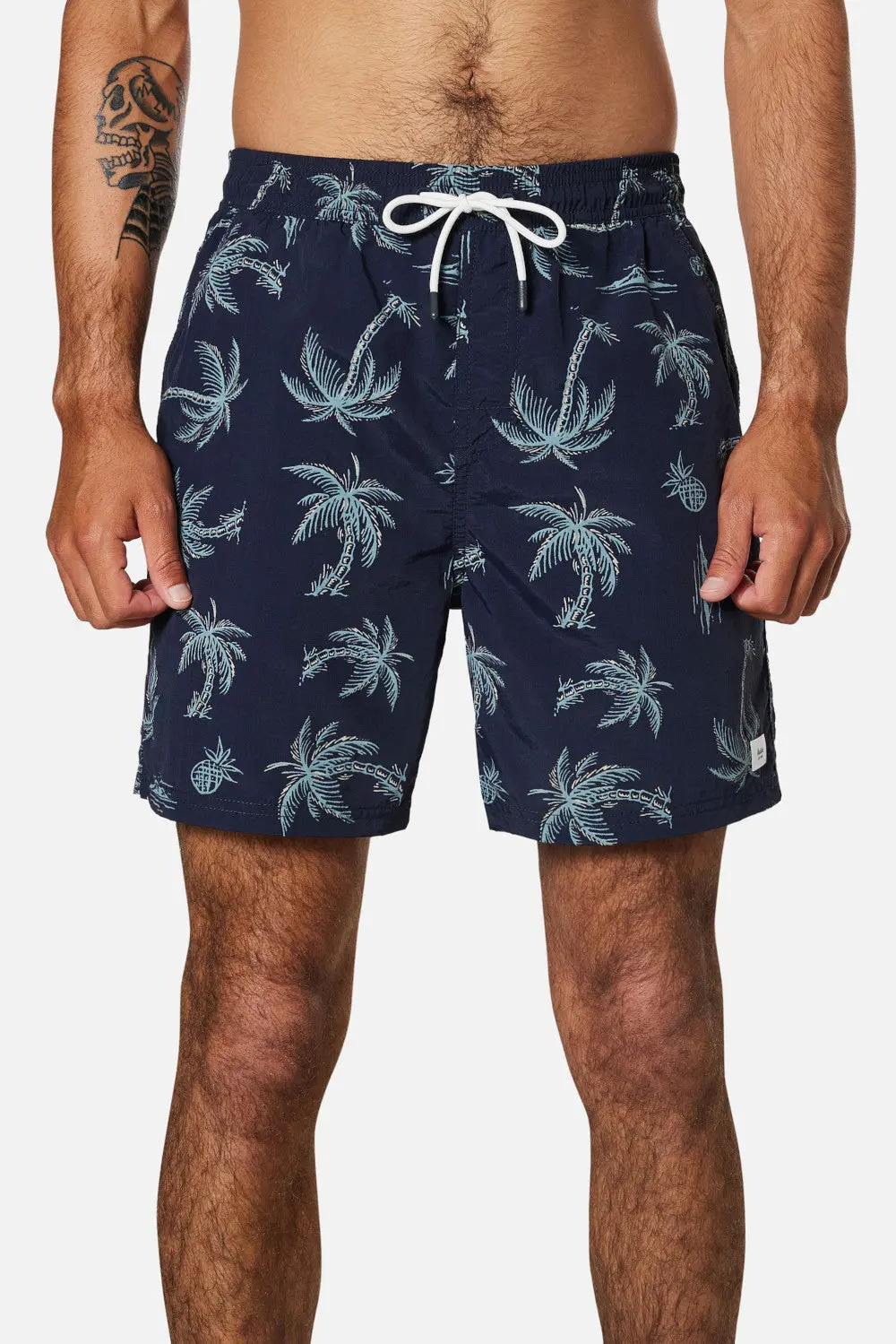 Katin Kingston Volley Swim Trunks In Black 1