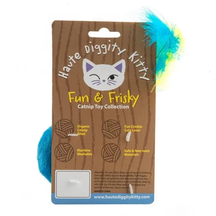 Haute Diggity Kitty Clicquot Bottle & Caviar Can Toy 2