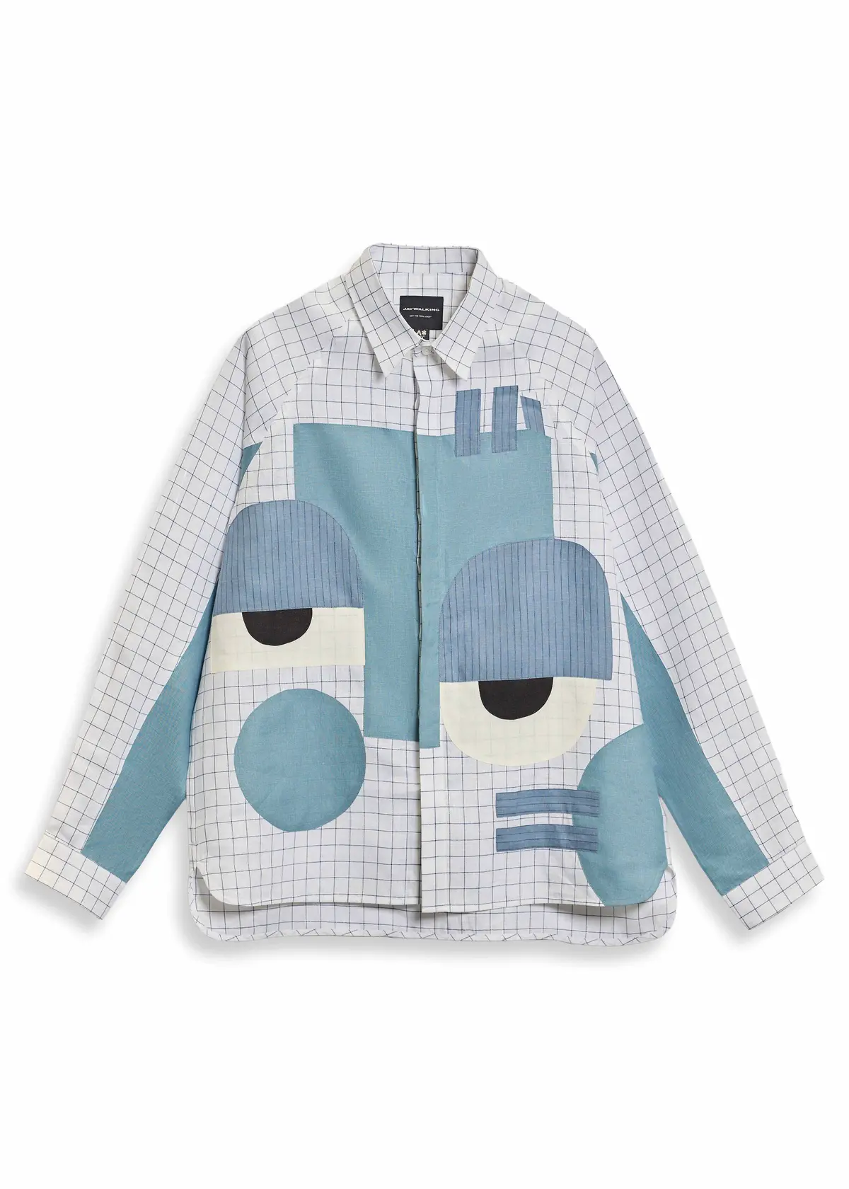 Lazy Eye Linen Shirt In White 1
